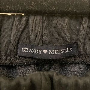 Black Brandy Melville sweatpants